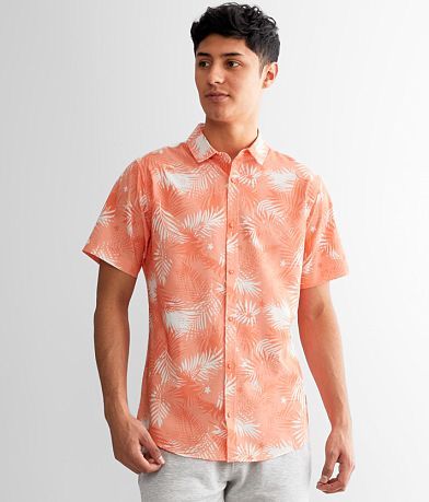 Departwest Tropical Performance Stretch Shirt front view