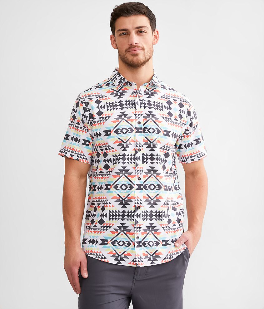 Departwest Printed Performance Stretch Shirt - Men's Shirts in 