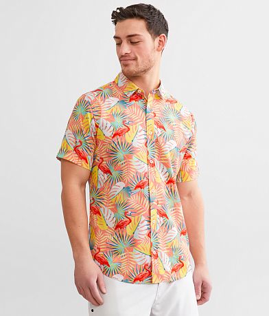 Departwest Tropical Performance Stretch Shirt front view