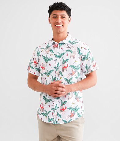 Departwest Flamingo Performance Shirt front view