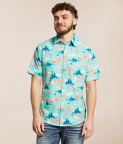 Departwest Athletic Ripstop Performance Stretch Shirt front view