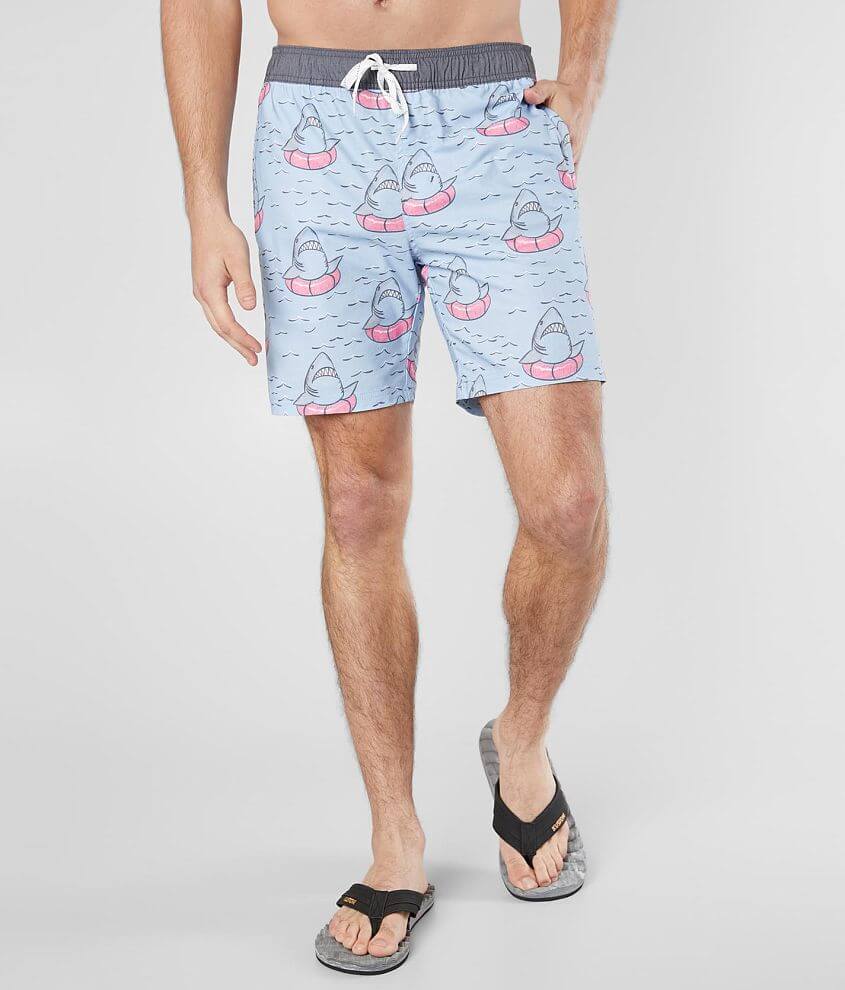 Departwest Shark Buoy Stretch Boardshort front view