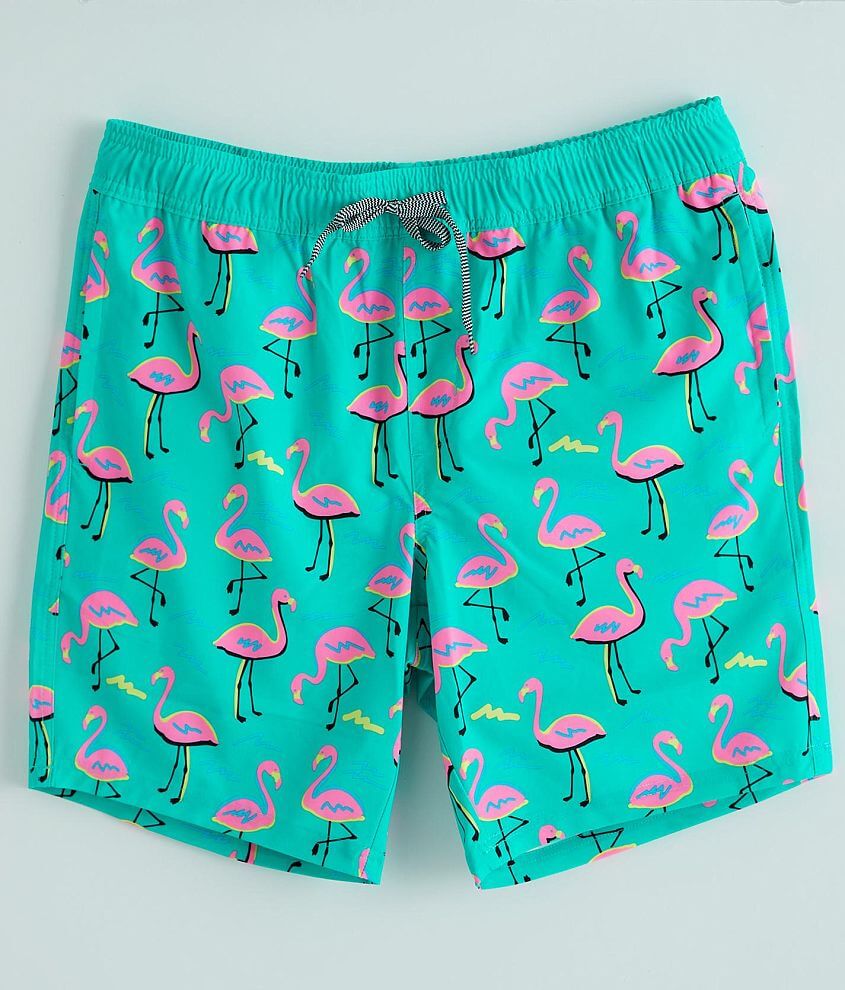 Departwest Flamingo Stretch Boardshort - Men's Swimwear in Turquoise ...