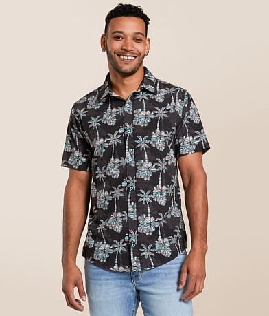 Departwest Tropical Standard Performance Stretch Shirt front view