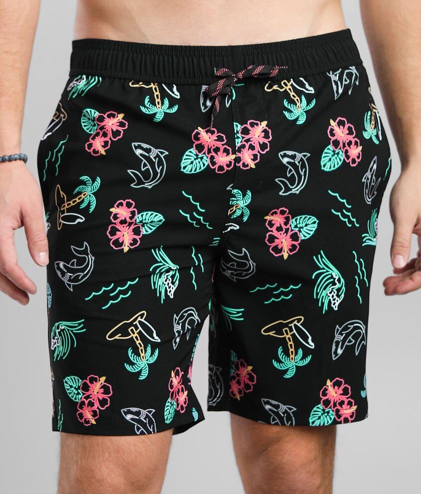 Departwest Neon Island Stretch Boardshort