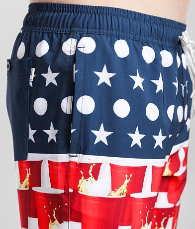 Departwest Patriotic Beer Pong Stretch Swim Trunks MISC_DETAIL_2
