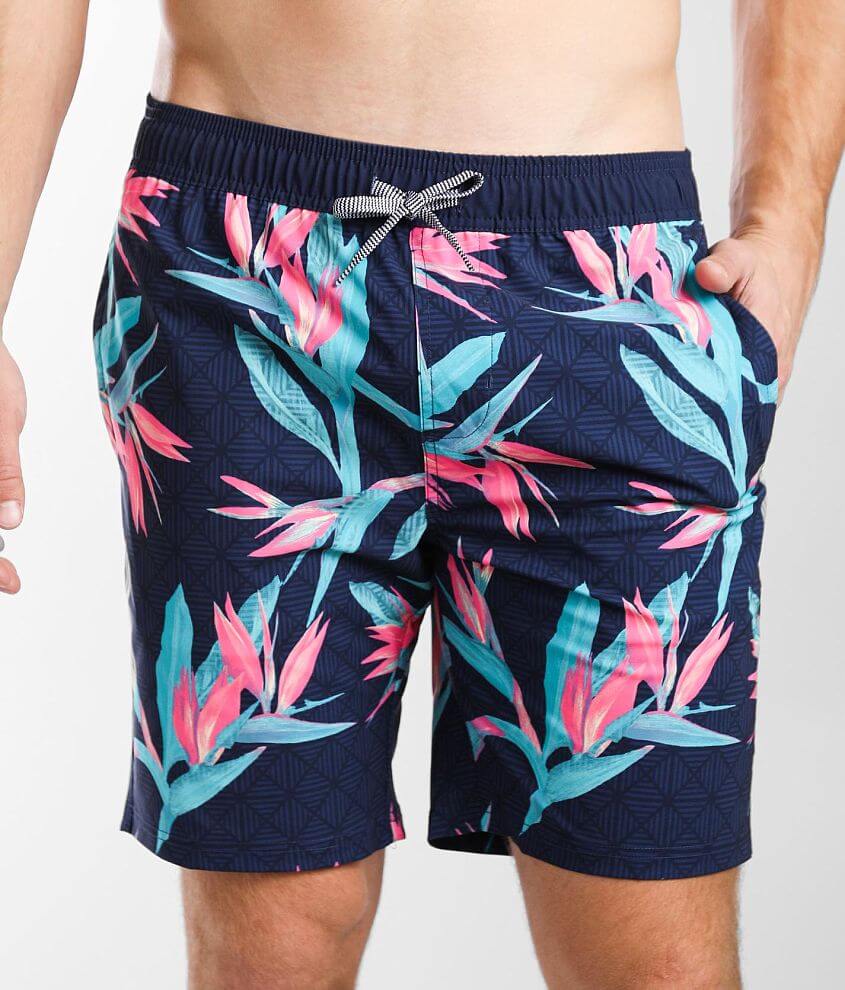 Departwest Paradise Collective Stretch Swim Trunks front view