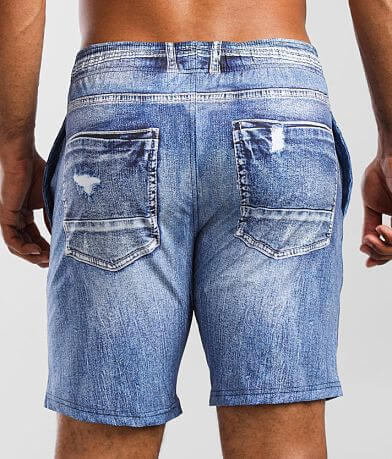 Departwest Party Jorts Stretch Swim Trunks back view