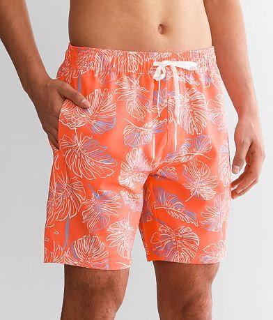 Departwest Watercolor Stretch Swim Trunks - Men's Swimwear in Multi