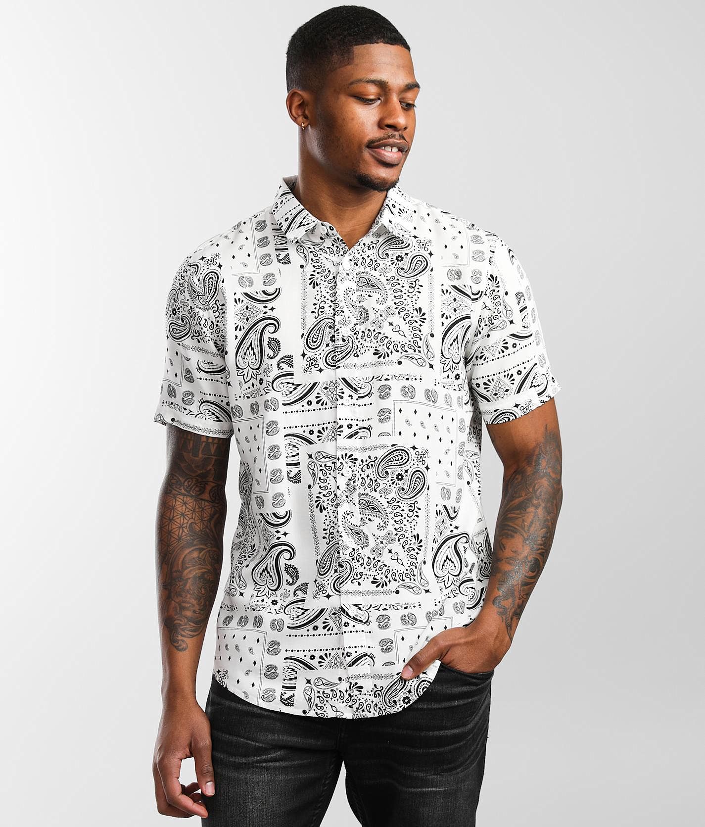 Nova Industries Bandana Print Shirt - Men