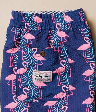 PARTY PANTS Flamingles Party Starter Swim Trunks thumbnail 5