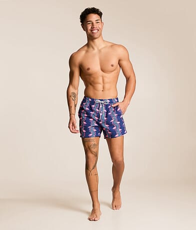 PARTY PANTS Flamingles Party Starter Swim Trunks