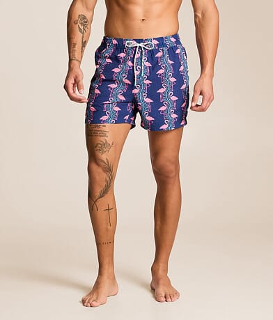 PARTY PANTS Flamingles Party Starter Swim Trunks thumbnail 2