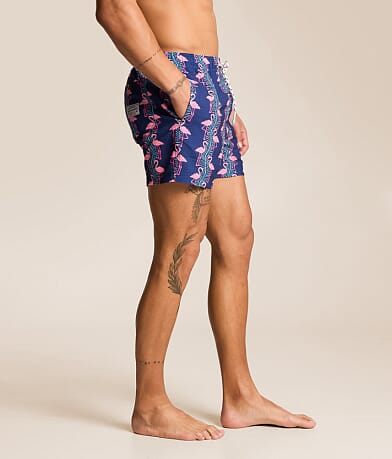 PARTY PANTS Flamingles Party Starter Swim Trunks thumbnail 3