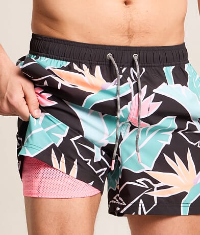 Sweet Leaf Stretch Swim Trunks thumbnail 8
