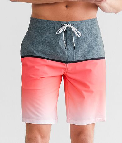 Veece Gradient Neon Stretch Boardshort front view