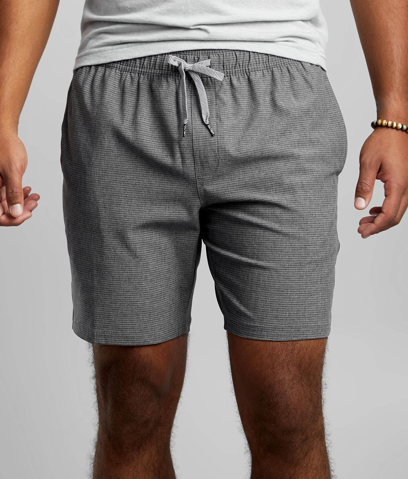 buckle mens jean shorts