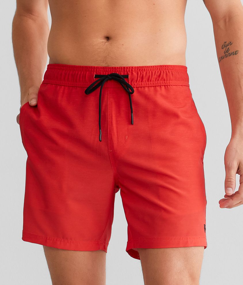 Mens Red Swimwear.