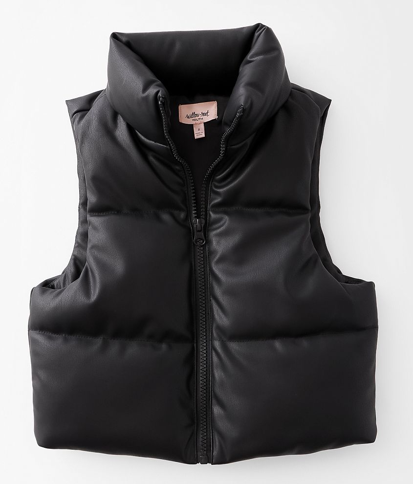 Black puffer vest outlet girls