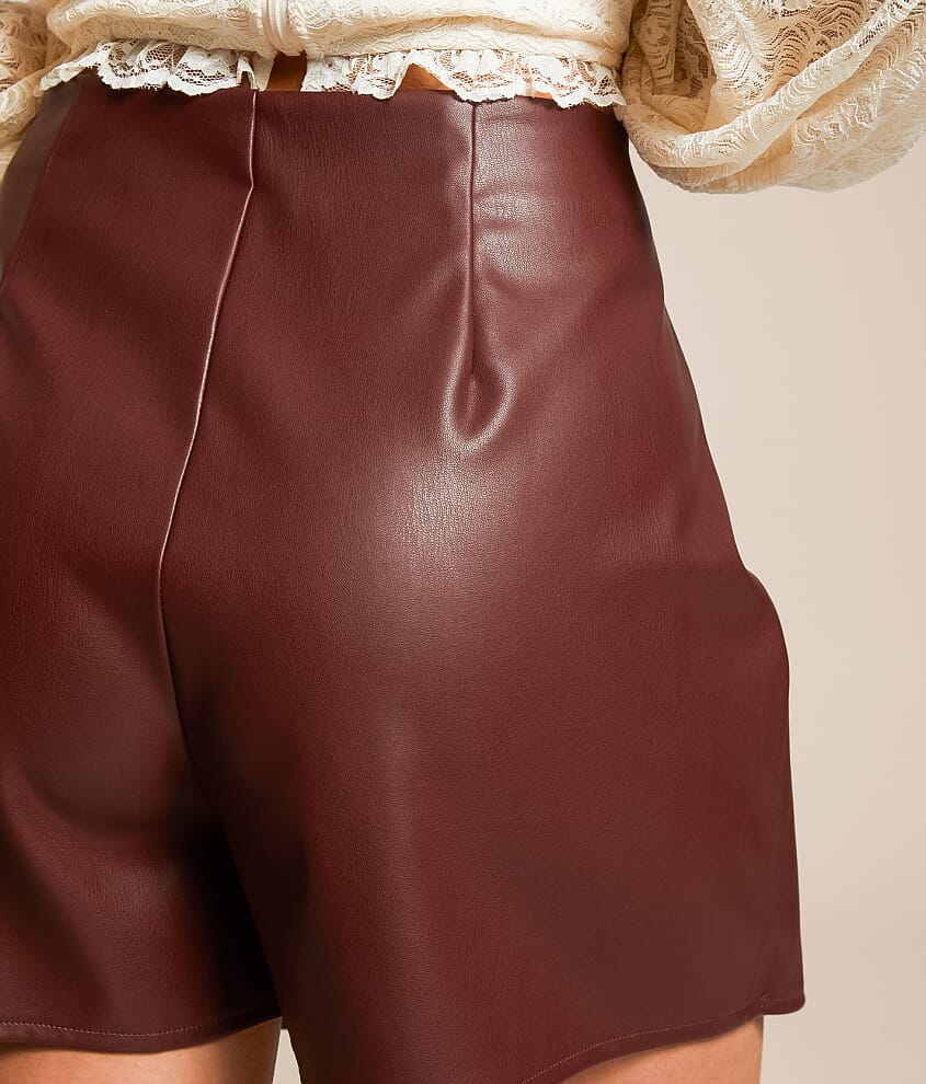 Pleather Skort - thumbnail 4