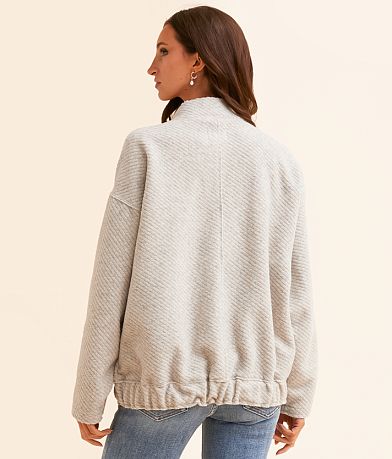 Open SZN Oversized Bomber Jacket BACK