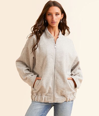 Open SZN Oversized Bomber Jacket FULL_LEFT_SIDE