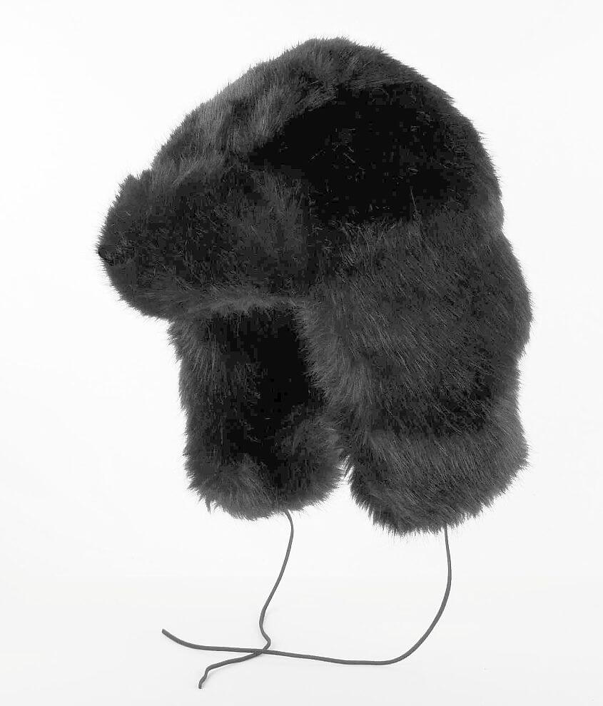 BKE Trapper Hat Women's Accessories in Black Buckle