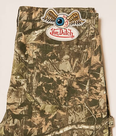 Double Knee Camo Denim Short thumbnail 5