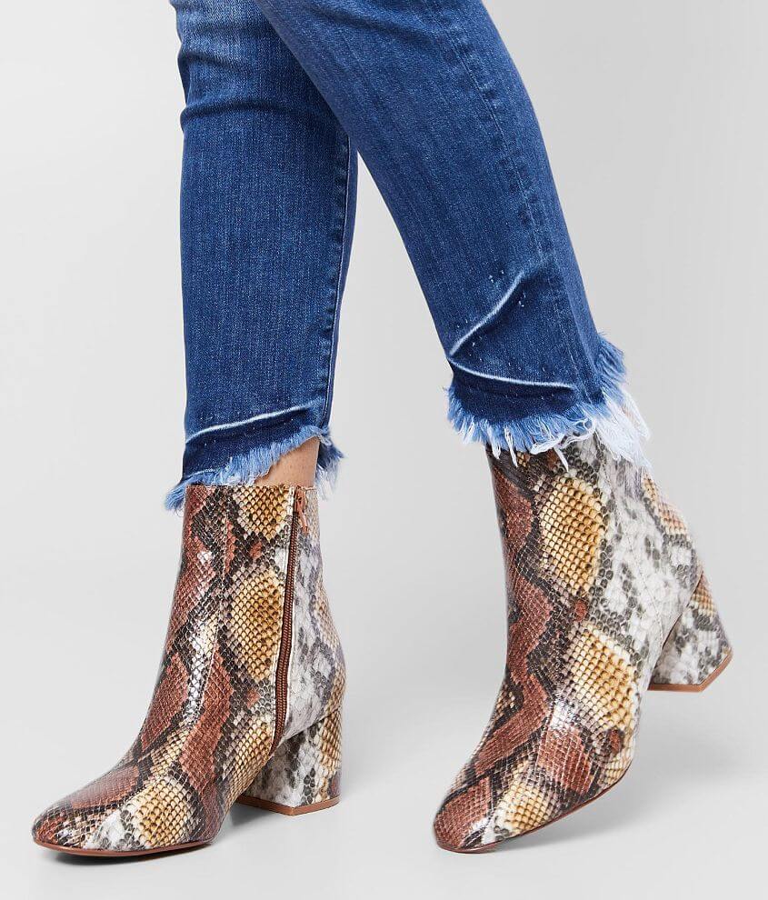 Chinese Laundry Davinna Faux Snakeskin Ankle Boot front view