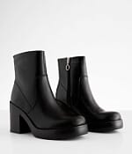 Bottes Dirty Laundry 'Groovy' En Cuir Noir - Talon 8 Cm - Taille 7 - Neuf Avec étiquettes