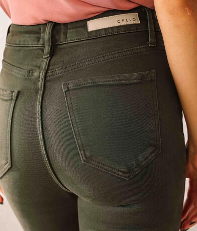 Cello Jeans High Rise Flare Stretch Jean BACK_POCKET