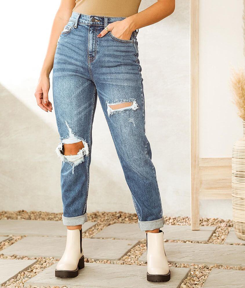 Cello Jeans Mom Stretch Jean front view