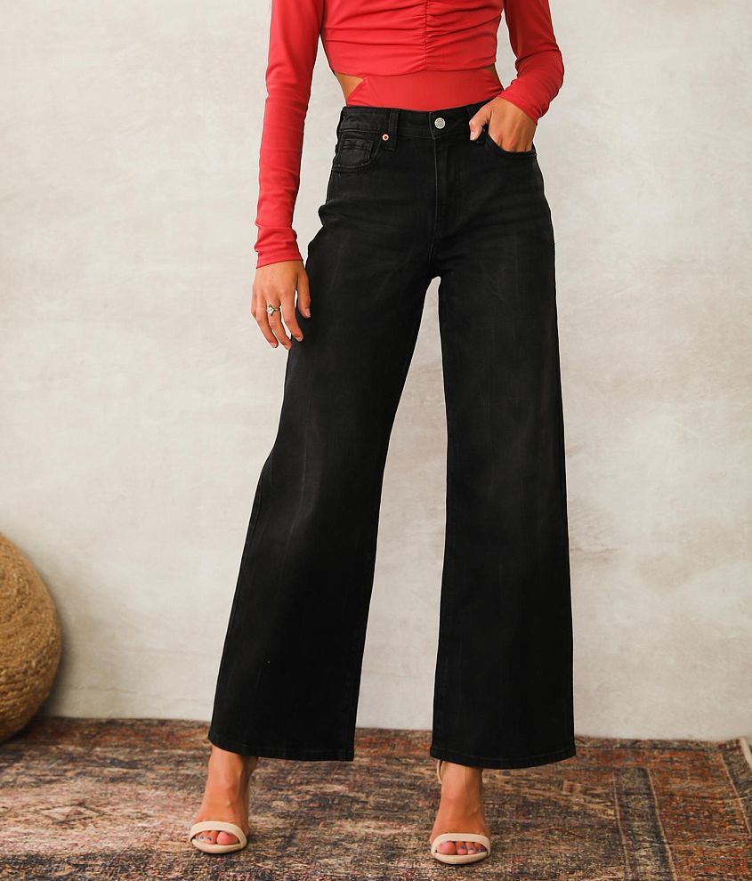 Willow &#38; Root The Wide Leg Stretch Jean front view