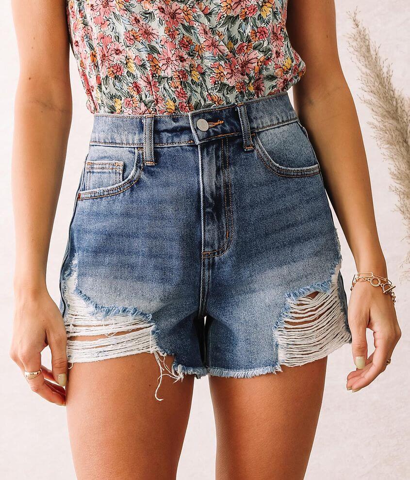 Cello Jeans Mom Short front view