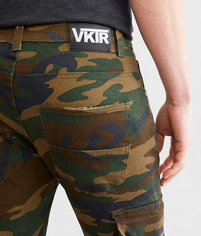VKTR Stacked Camo Cargo Stretch Jean BACK_POCKET