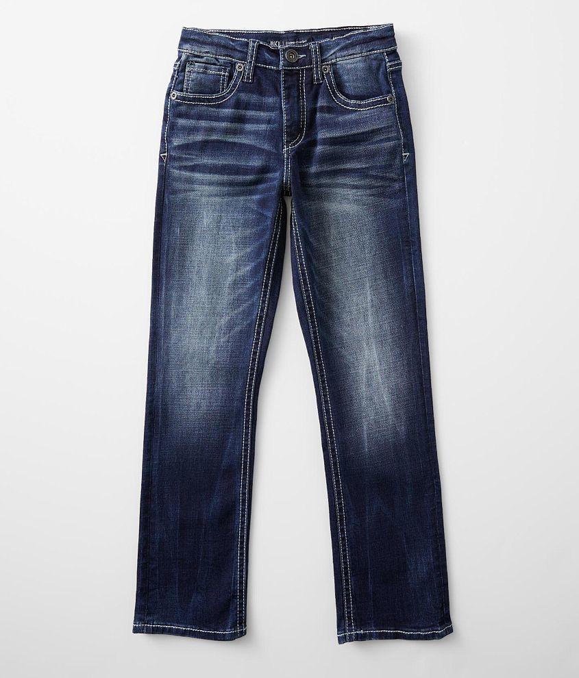 Boys - BKE Conner Straight Stretch Jean front view