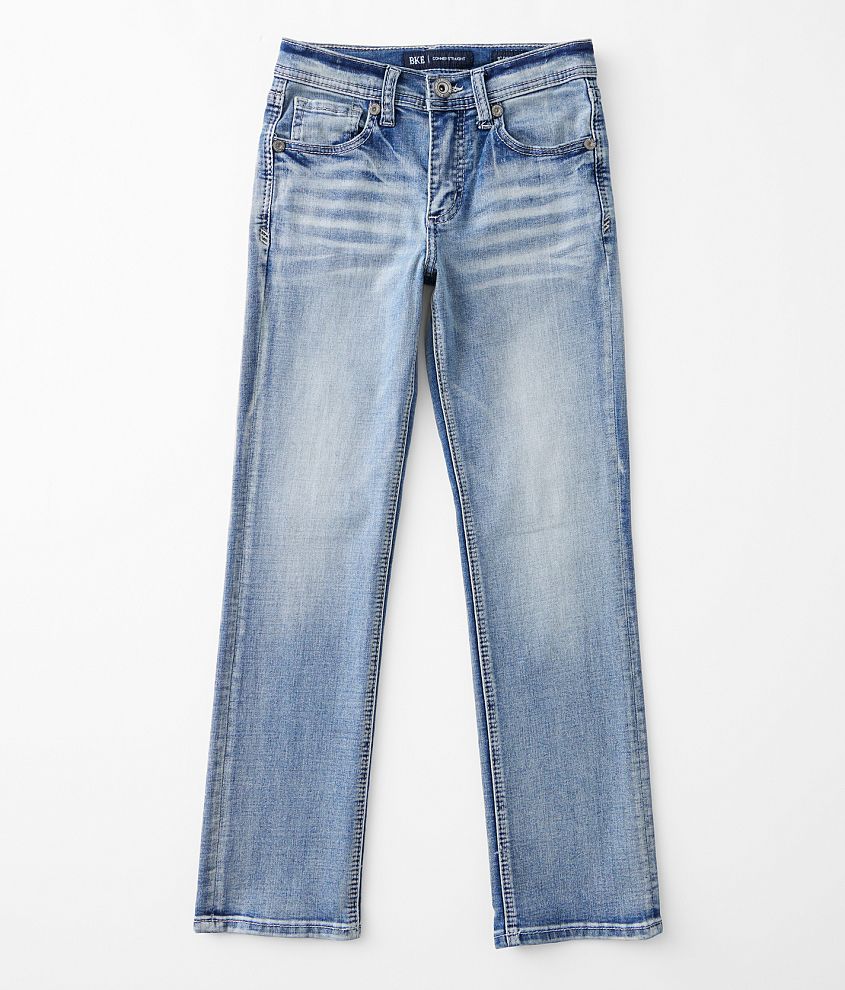 Boys - BKE Conner Straight Stretch Jean front view