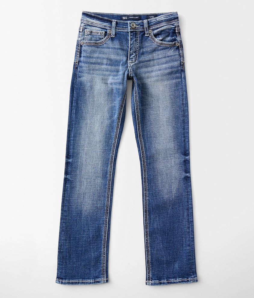 Boys - BKE Conner Straight Stretch Jean front view