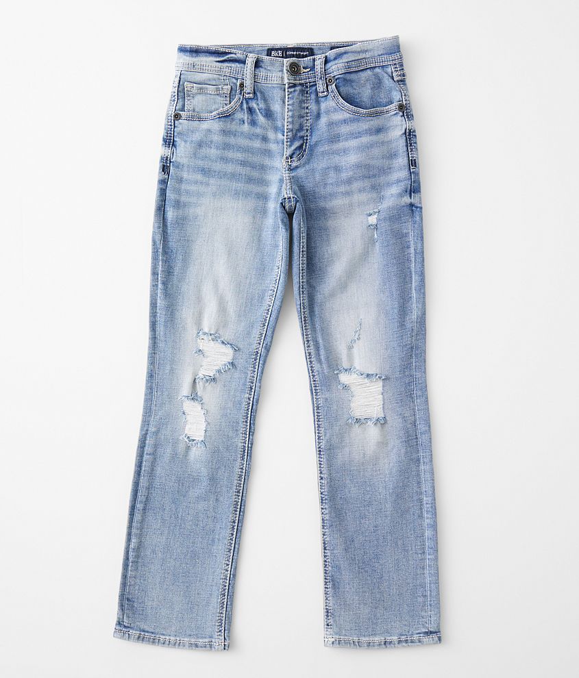 Boys - BKE Conner Straight Stretch Jean front view