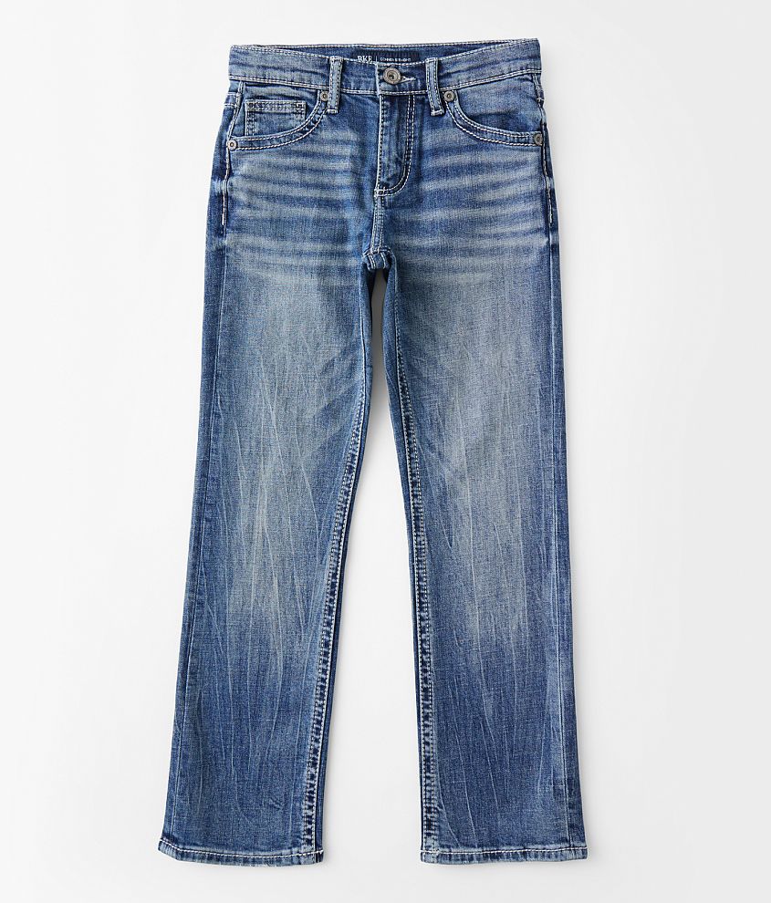 Boys - BKE Conner Straight Stretch Jean front view