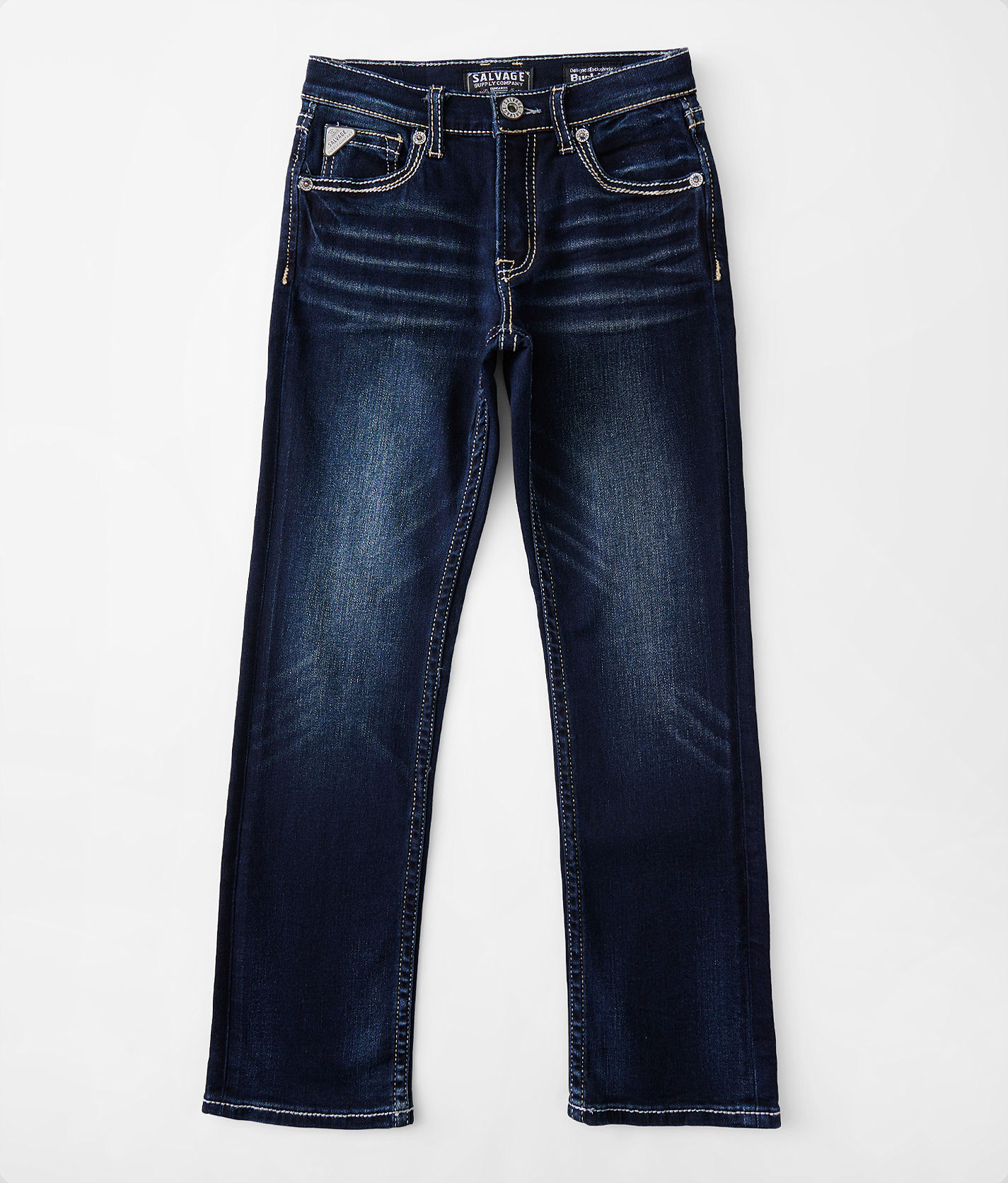 Boys - Salvage Reckless Straight Stretch Jean - Boy's Jeans Boys - Salvage Reckless Straight Stretch Jean - Boy's Jeans