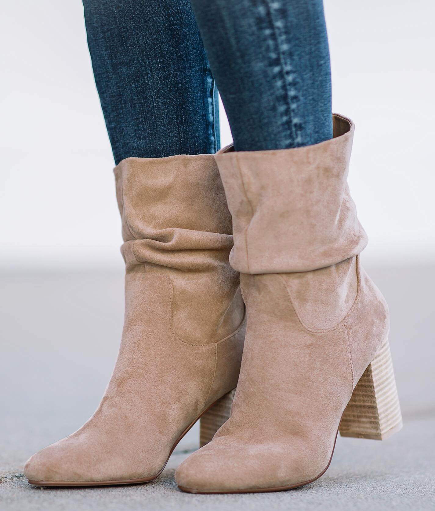 slouch heeled boots uk
