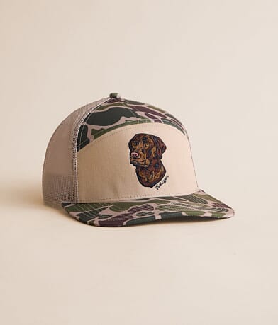 Funk Lagoon Lab Camo Trucker Hat front view