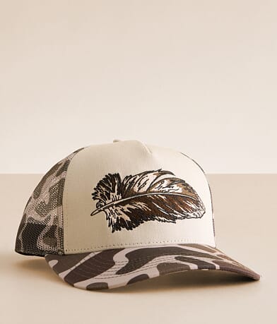 Funk Lagoon Mallard Feather Trucker Hat front view