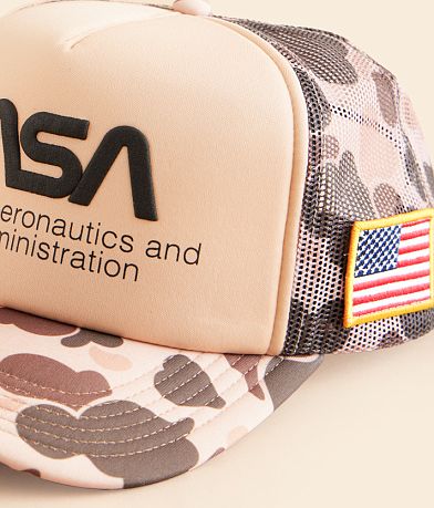 Center Stage NASA Camo Trucker Hat misc detail 2 view