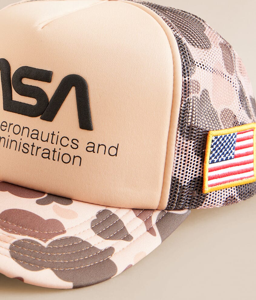 NASA Camo Trucker Hat