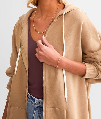 BKE Drop Shoulder Hoodie - One Size misc detail 1 view