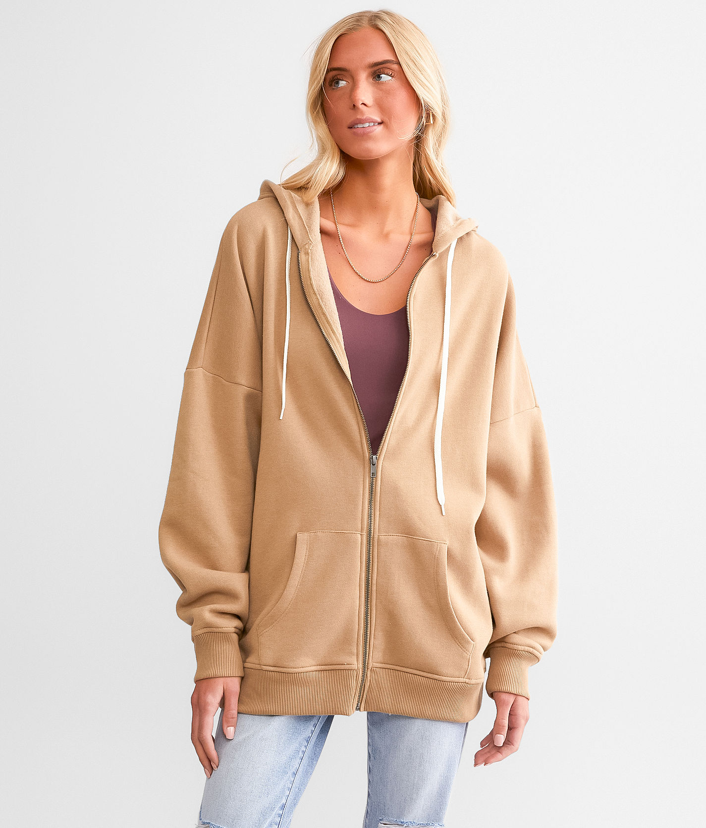 BKE Drop Shoulder Hoodie - One Size - Women's Sweatshirts in