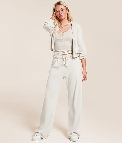 Gilded Intent Washed Wide Leg Pant front view