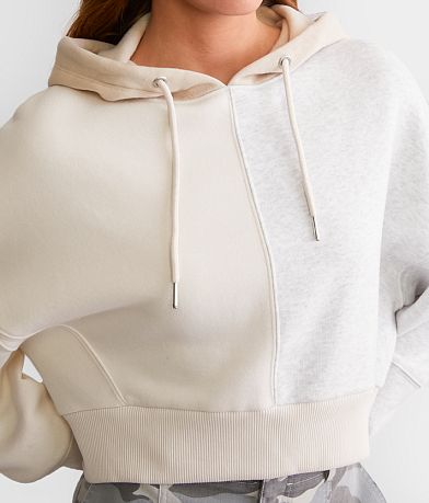 FITZ + EDDI Cropped Color Block Hooded Sweatshirt MISC_DETAIL_1